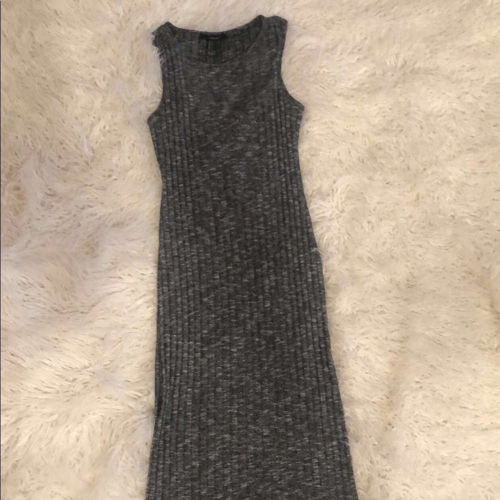 Grey Midi Dress